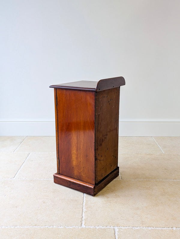 Antique Victorian Mahogany Bedside Cabinet c.1880