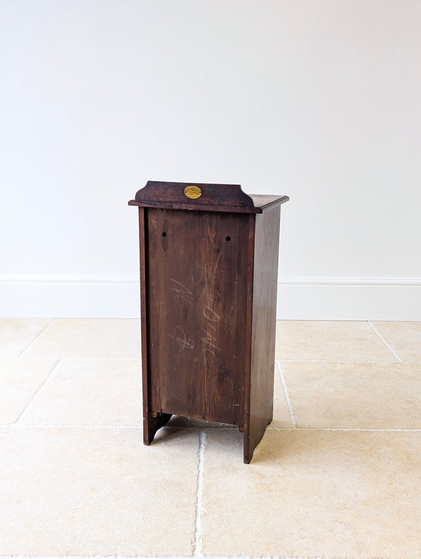 Antique Late Victorian Mahogany Bedside Cupboard c.1890