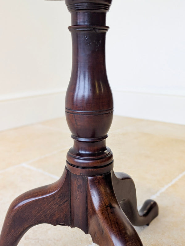 Antique Georgian Mahogany Birdcage Tripod Table c.1790