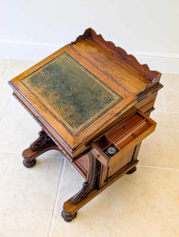 Antique William IV Rosewood Davenport Desk by W&C Wilkinson c.1835