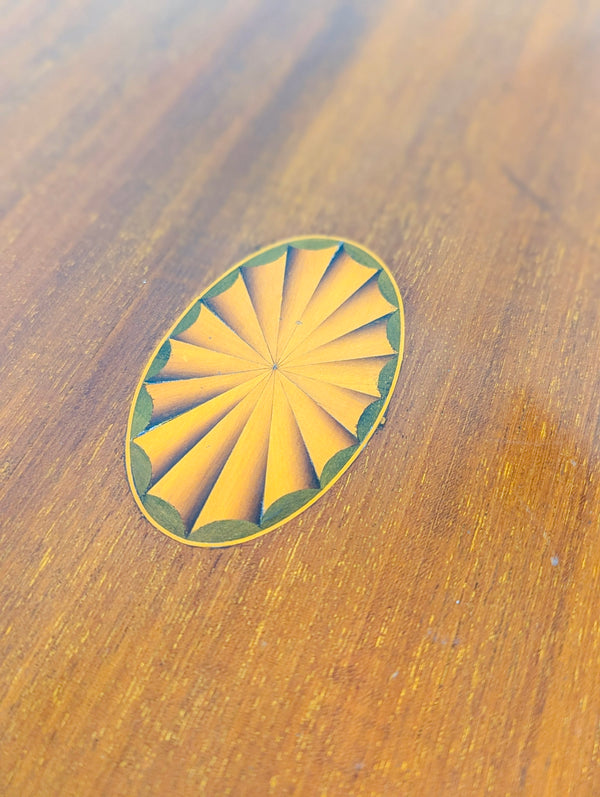 Antique Edwardian Inlaid Mahogany Occasional Table c.1905