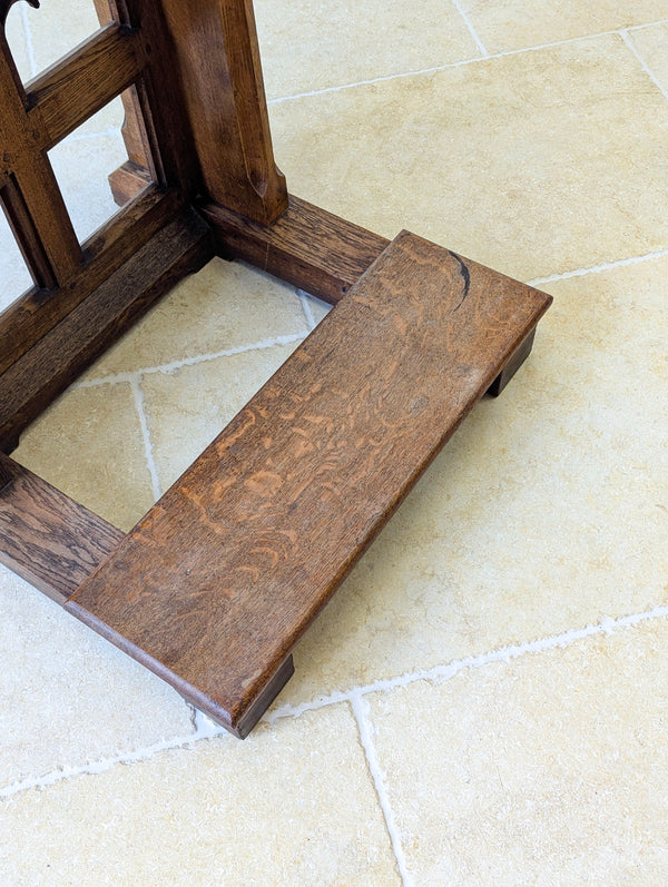 Antique Victorian Gothic Revival Oak Prie-Dieu c.1890