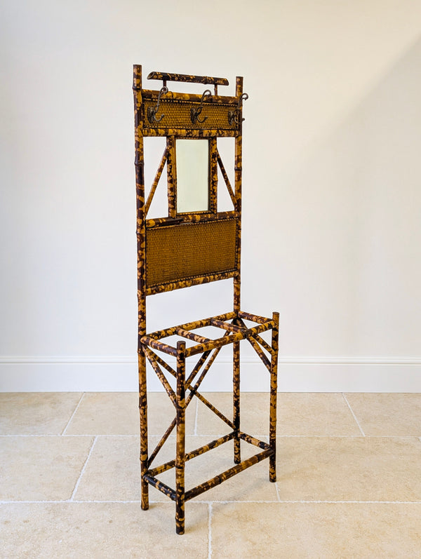 Antique Victorian Aesthetic Movement Bamboo Hall Stand c.1890