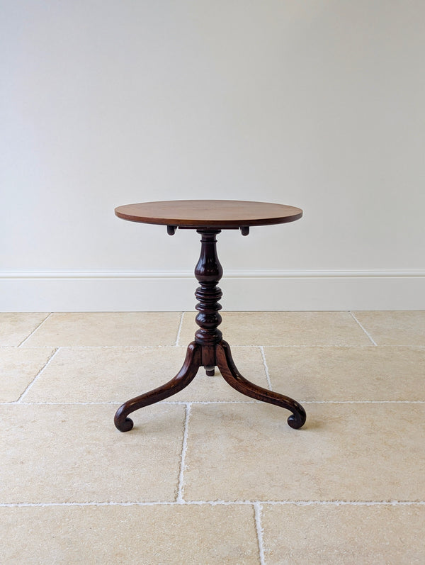 Antique Late Georgian Mahogany Tilt-Top Occasional Table c.1800