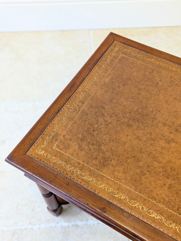 Antique Victorian Mahogany Library Chairside Reading Table c.1890