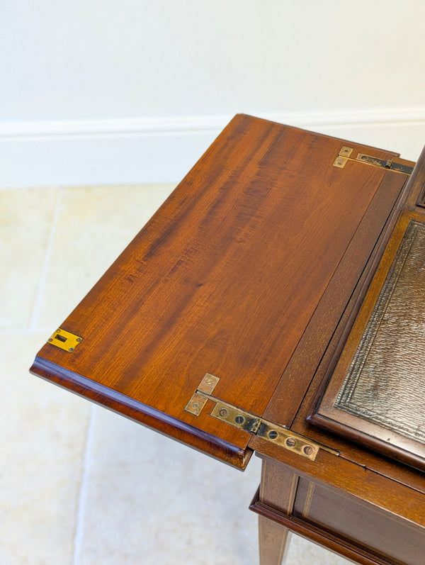 Antique Edwardian Mahogany Metamorphic Writing Table c.1900