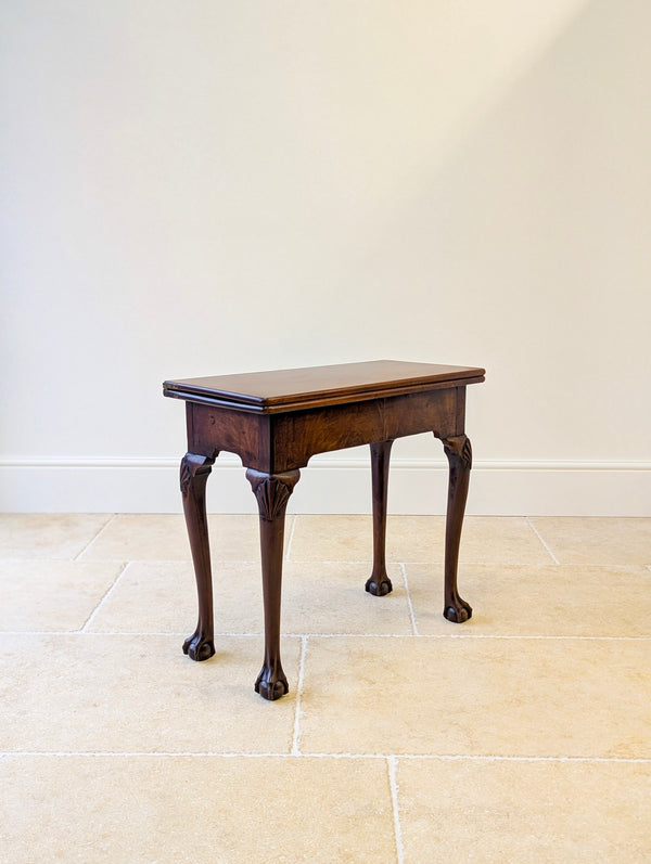 Antique Regency Mahogany Fold-Over Tea Table c.1810