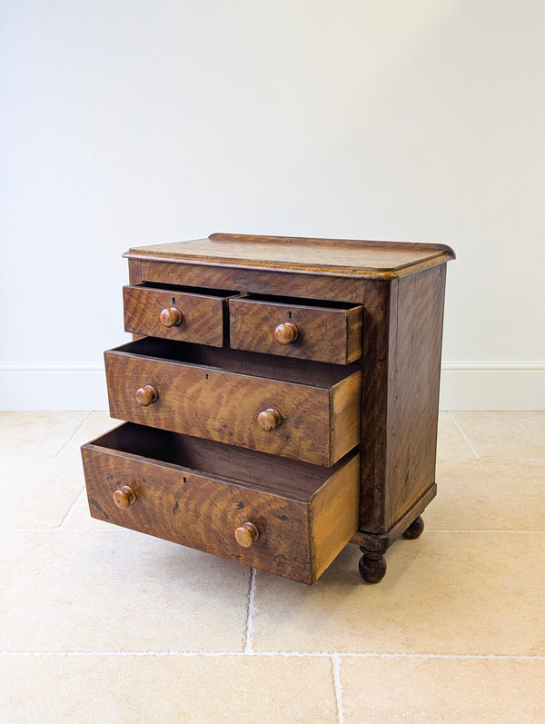 Antique Victorian Scumbled Pine Chest of Drawers c.1860