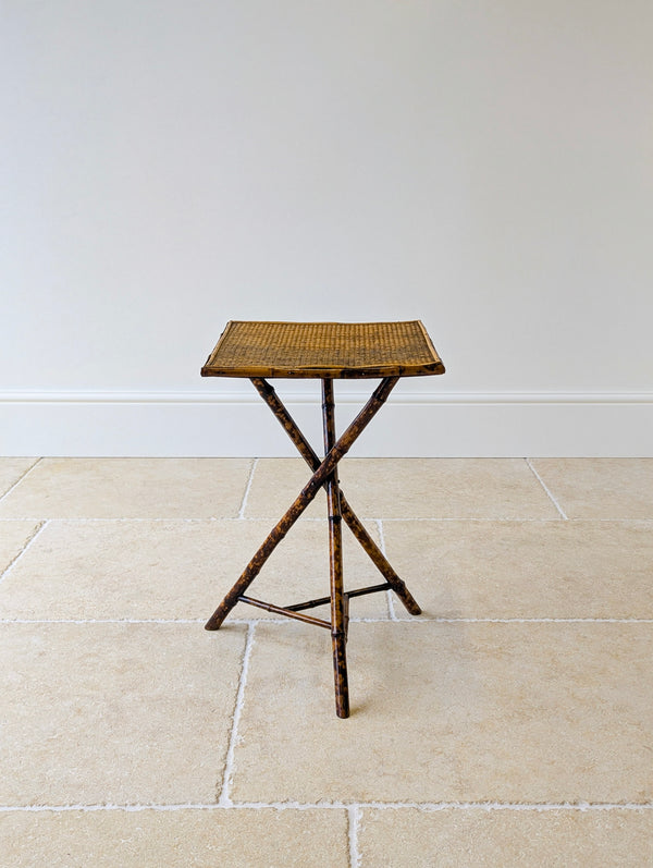 Antique Victorian Bamboo Occasional Table c.1890