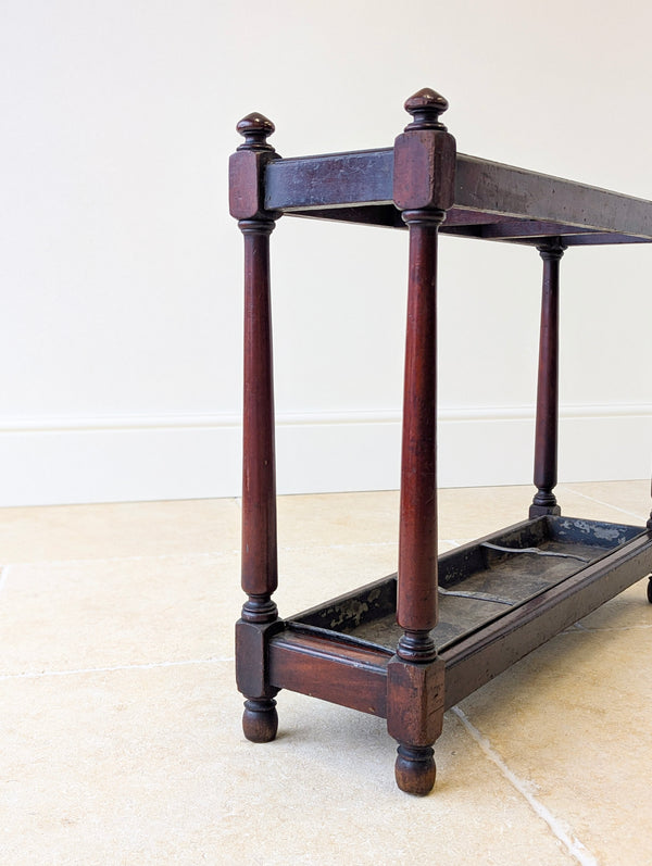 Antique Victorian Mahogany Country House Stick Stand c.1890