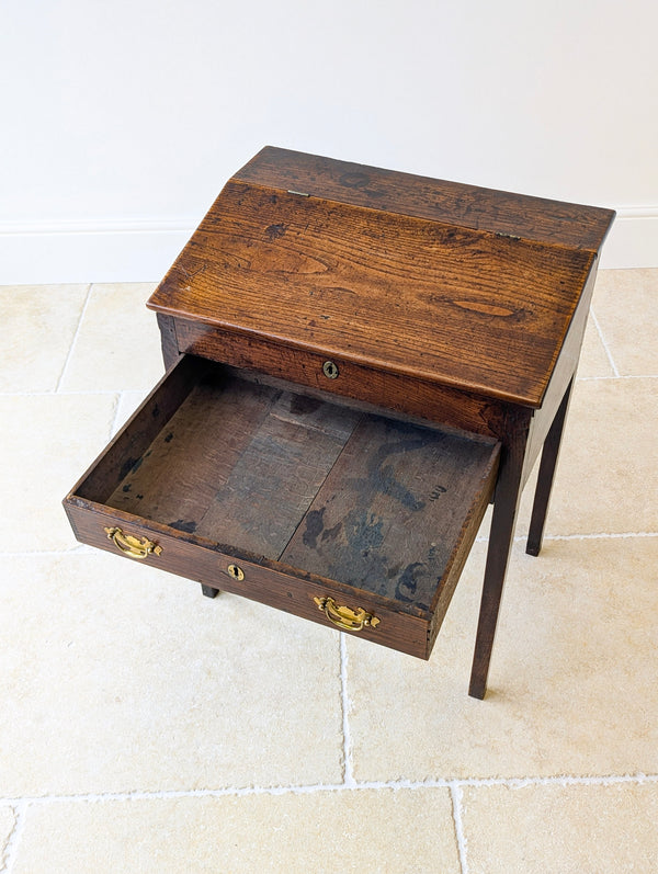 Antique Georgian Elm Clerks Desk c.1800