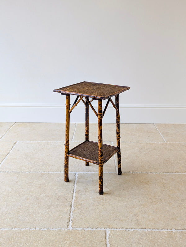 Antique Victorian Bamboo Occasional Table c.1890