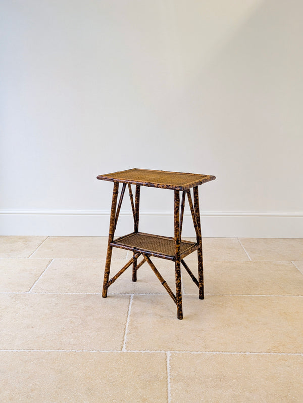 Antique Victorian Bamboo Occasional Table c.1890
