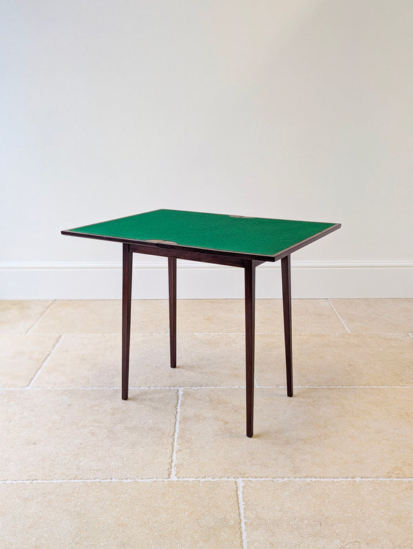 Antique Edwardian Mahogany Fold-Over Card Table c.1910