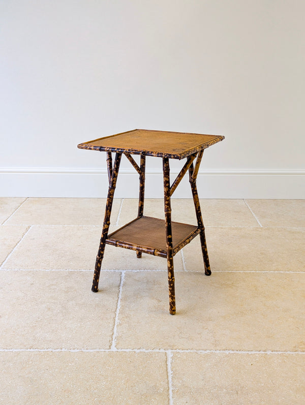 Antique Victorian Bamboo Occasional Table c.1890
