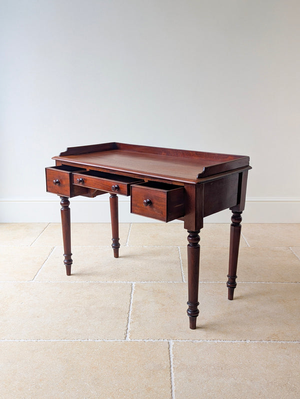 Antique Victorian Mahogany Writing Table c.1890