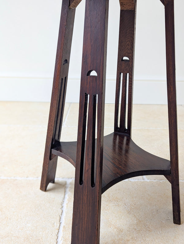 Antique Arts & Crafts Oak Occasional Table c.1900