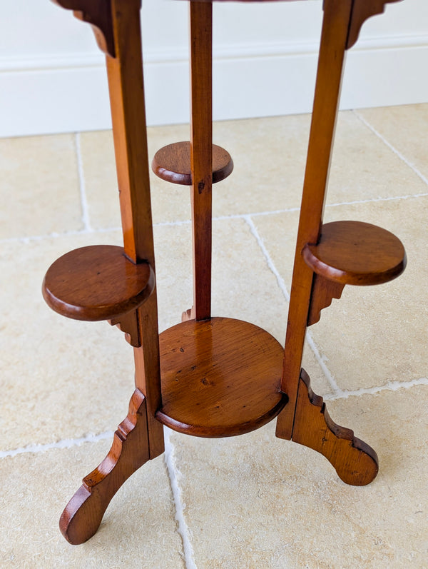 Antique Early 20th Century Beech Occasional Table c.1920