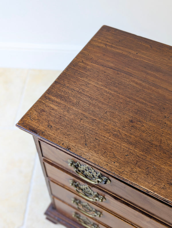Antique George II Mahogany Chippendale Period Chest of Drawers c.1750