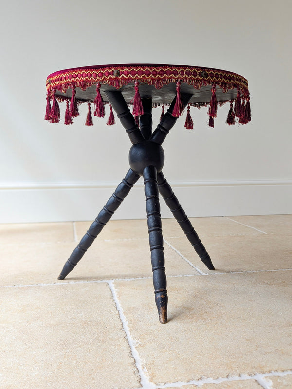 Antique Victorian Ebonised Beech Gypsy Table c.1880