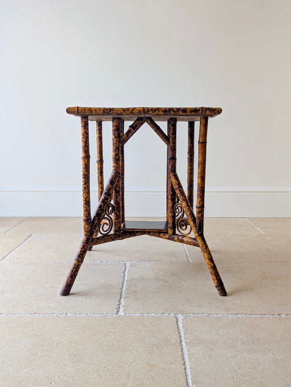 Antique Victorian Bamboo Occasional Table c.1890