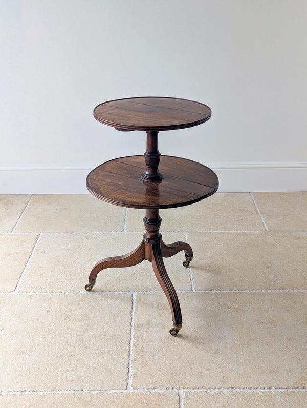 Antique Regency Mahogany Drop-Leaf Dumb Waiter c.1820