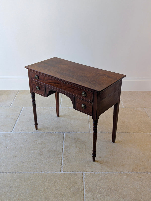 Antique Regency Mahogany Kneehole Writing Table c.1820