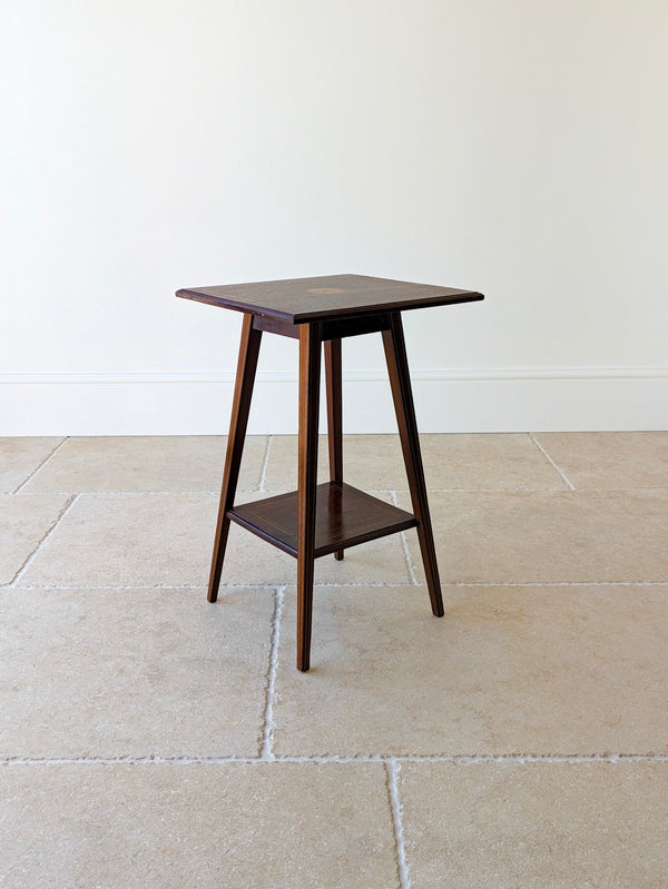 Antique Edwardian Inlaid Mahogany Occasional Table c.1905
