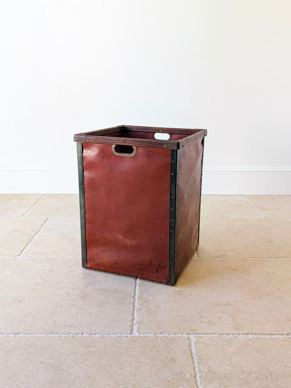 Antique Edwardian Industrial Mill Bin c.1910