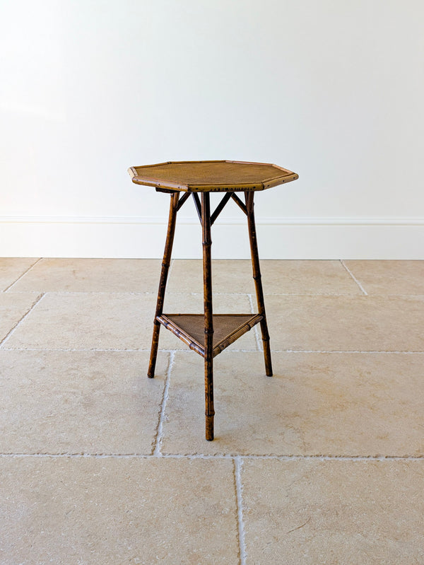 Antique Victorian Bamboo Occasional Table c.1890