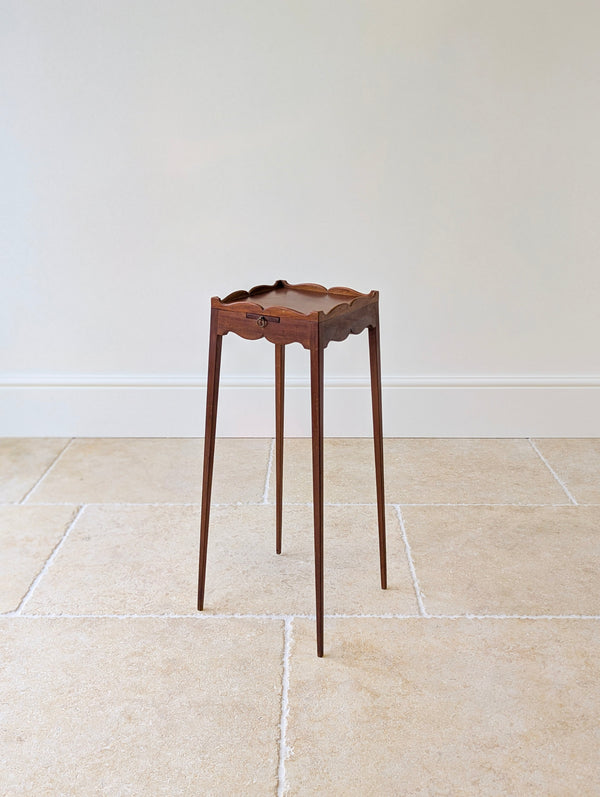 Antique Edwardian Mahogany Urn Stand with Slide c.1905