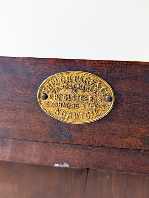 Antique Late Victorian Mahogany Bedside Cupboard c.1890