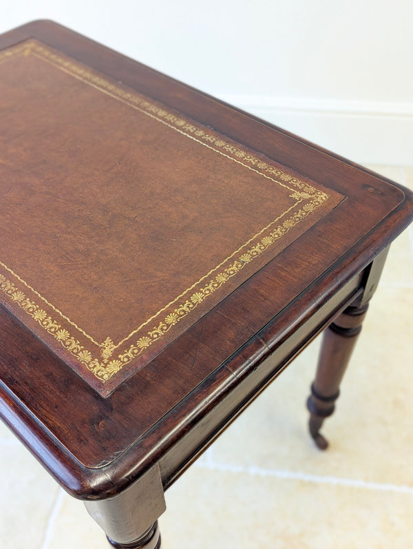 Antique Victorian Mahogany Writing Table c.1870