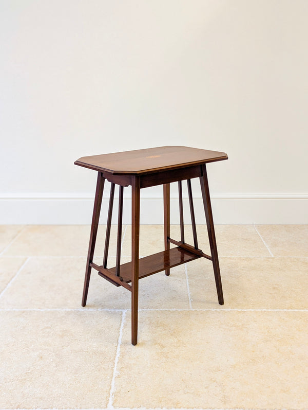 Antique Edwardian Inlaid Mahogany Occasional Table c.1905