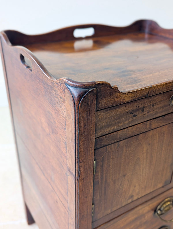 Antique Georgian Mahogany Bedside Commode c.1800