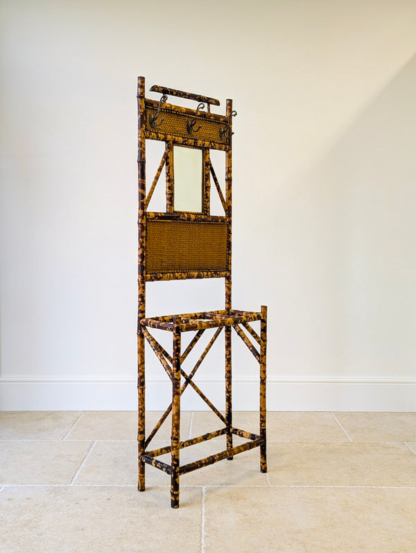 Antique Victorian Aesthetic Movement Bamboo Hall Stand c.1890