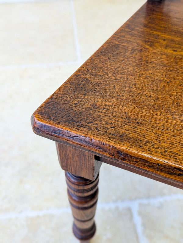 Antique Victorian Oak Hall Chair c.1890