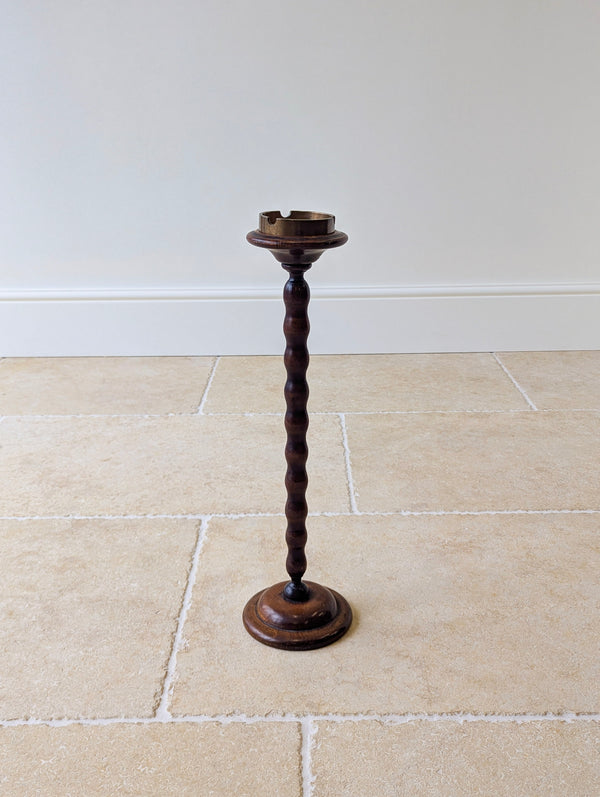 Antique Edwardian Walnut Smoking Stand c.1910