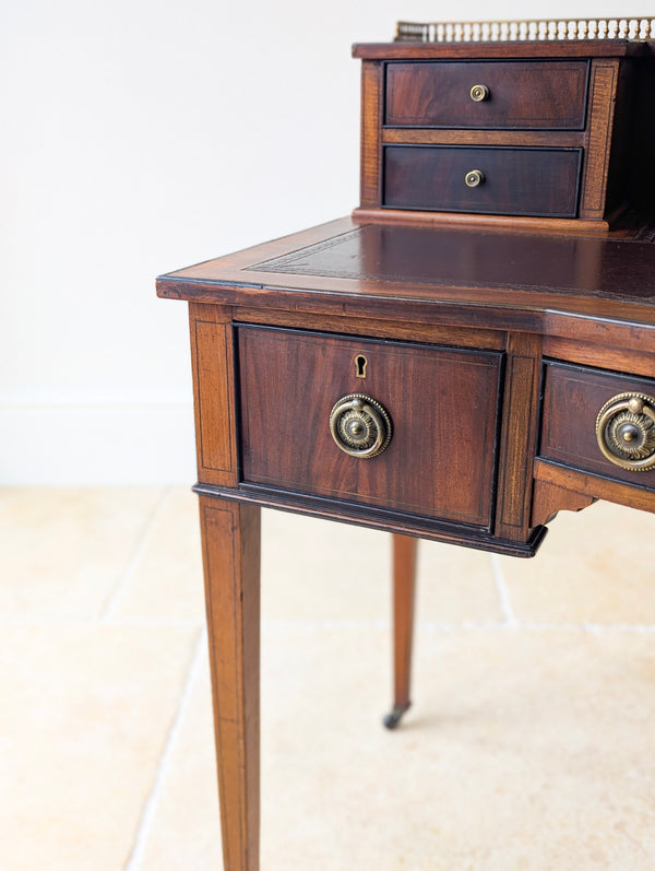 Antique Edwardian Mahogany Writing Desk c.1910