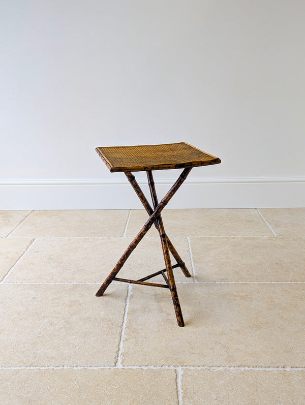 Antique Victorian Bamboo Occasional Table c.1890