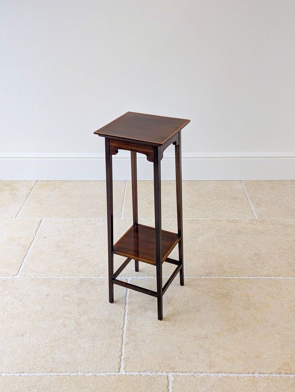 Antique Edwardian Mahogany Plant Stand c.1910