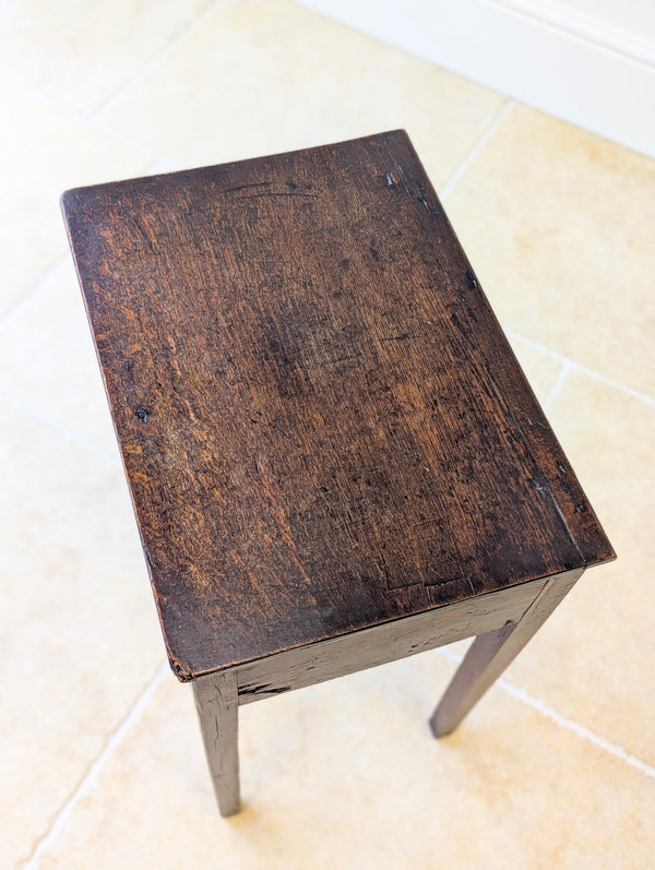 Antique Georgian Oak Work Table c.1800