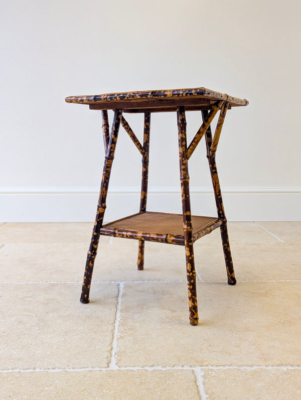 Antique Victorian Bamboo Occasional Table c.1890
