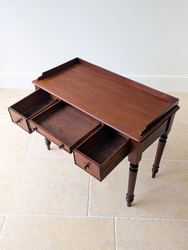 Antique Victorian Mahogany Writing Table c.1890
