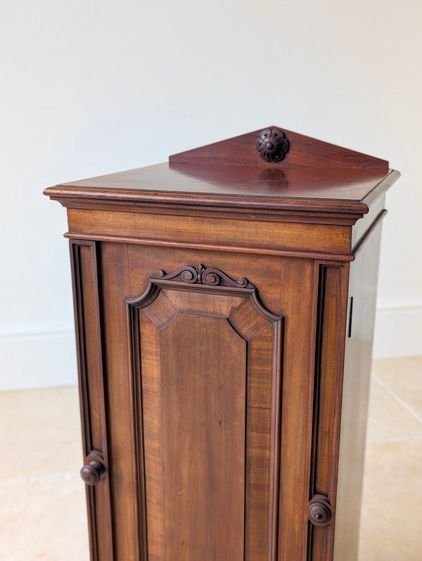 Antique Victorian Mahogany Bedside Cupboard c.1880