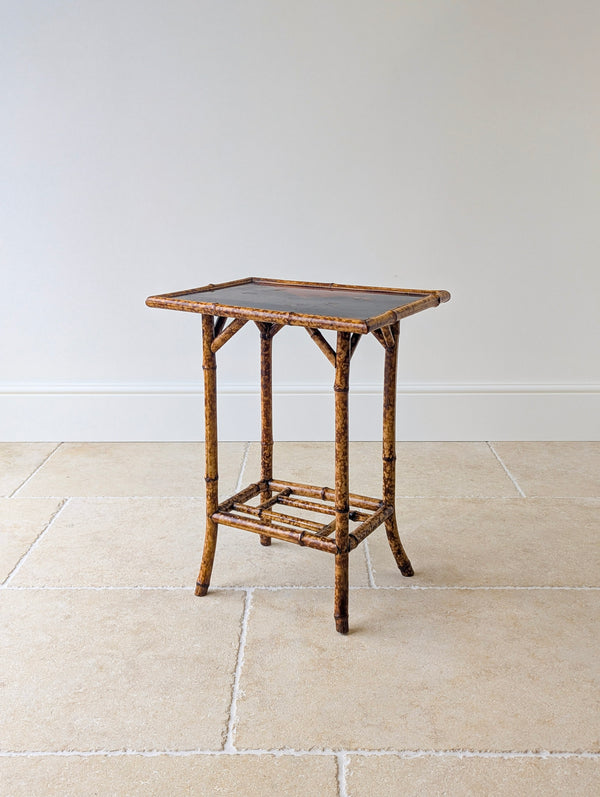 Antique Victorian Bamboo Occasional Table c.1890