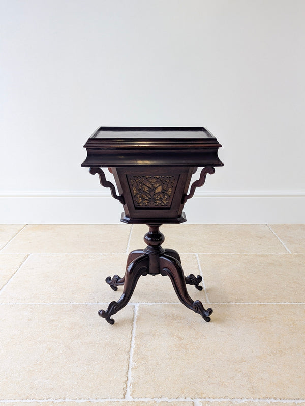 Antique Victorian Rosewood Sewing / Reading Table c.1850