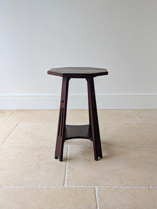 Antique Arts & Crafts Oak Occasional Table c.1900