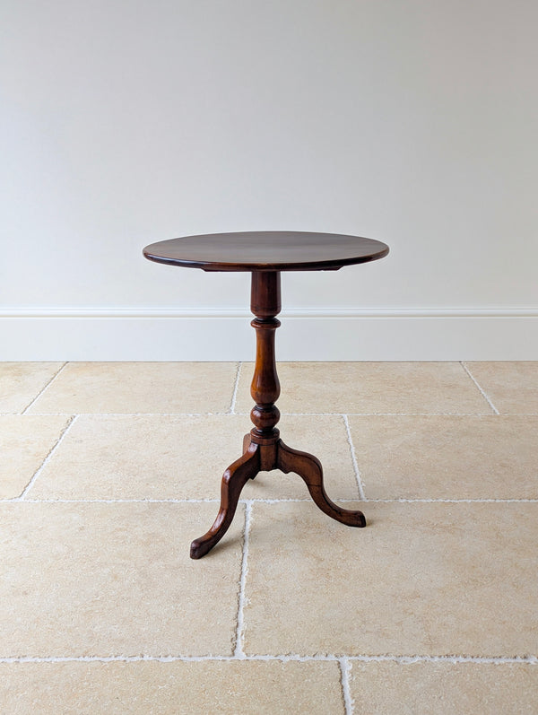 Antique Georgian Mahogany Oval Tilt-Top Tripod Wine Table c.1820
