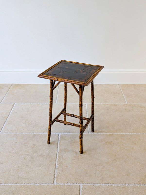 Antique Victorian Bamboo Occasional Table c.1890